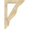 Ekena Millwork Funston Slat Rough Sawn Bracket w/ Offset Brace, Douglas Fir, 6"W x 28"D x 40"H BKT0604X28X40FST06RDF - alternate 3